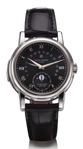Patek Philippe Grand Complications Tourbillon Minute Repeater Perpetual Calendar 5016 Black Roman Replica Watch